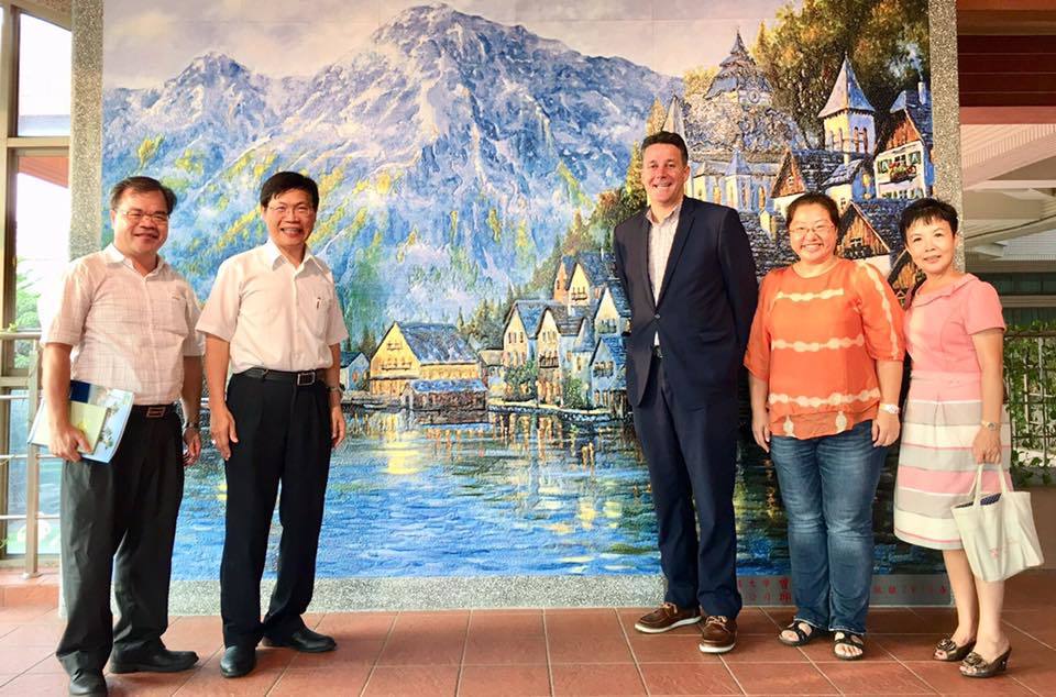 美國National University 國際事務處Mr. Gregory 一行來訪